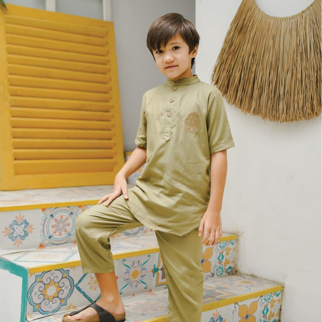 Mooi Adam Koko Set Setelan Koko Anak Raya Collection V1