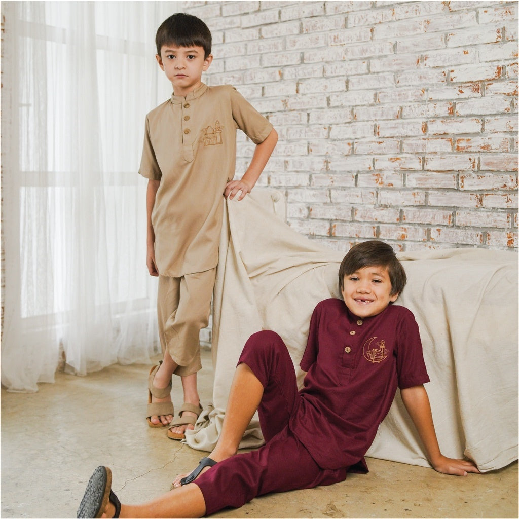 Mooi Adam Koko Set Setelan Koko Anak Raya Collection V1