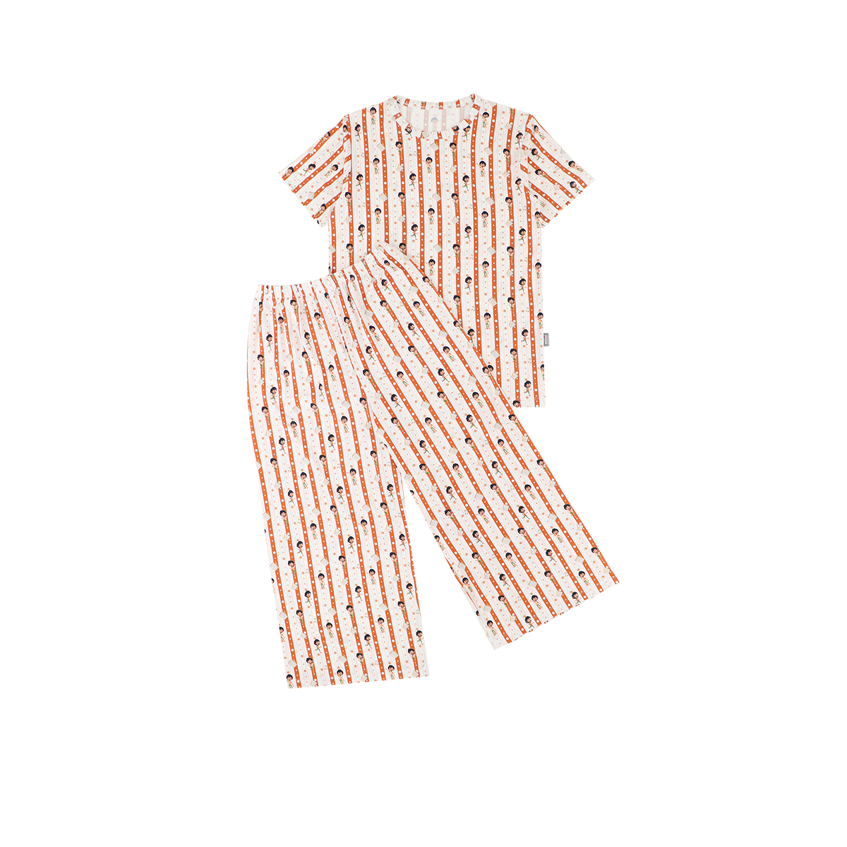 Mooi x Jumbo Piyama Dewasa Setelan Tencel Long Pajamas Adult