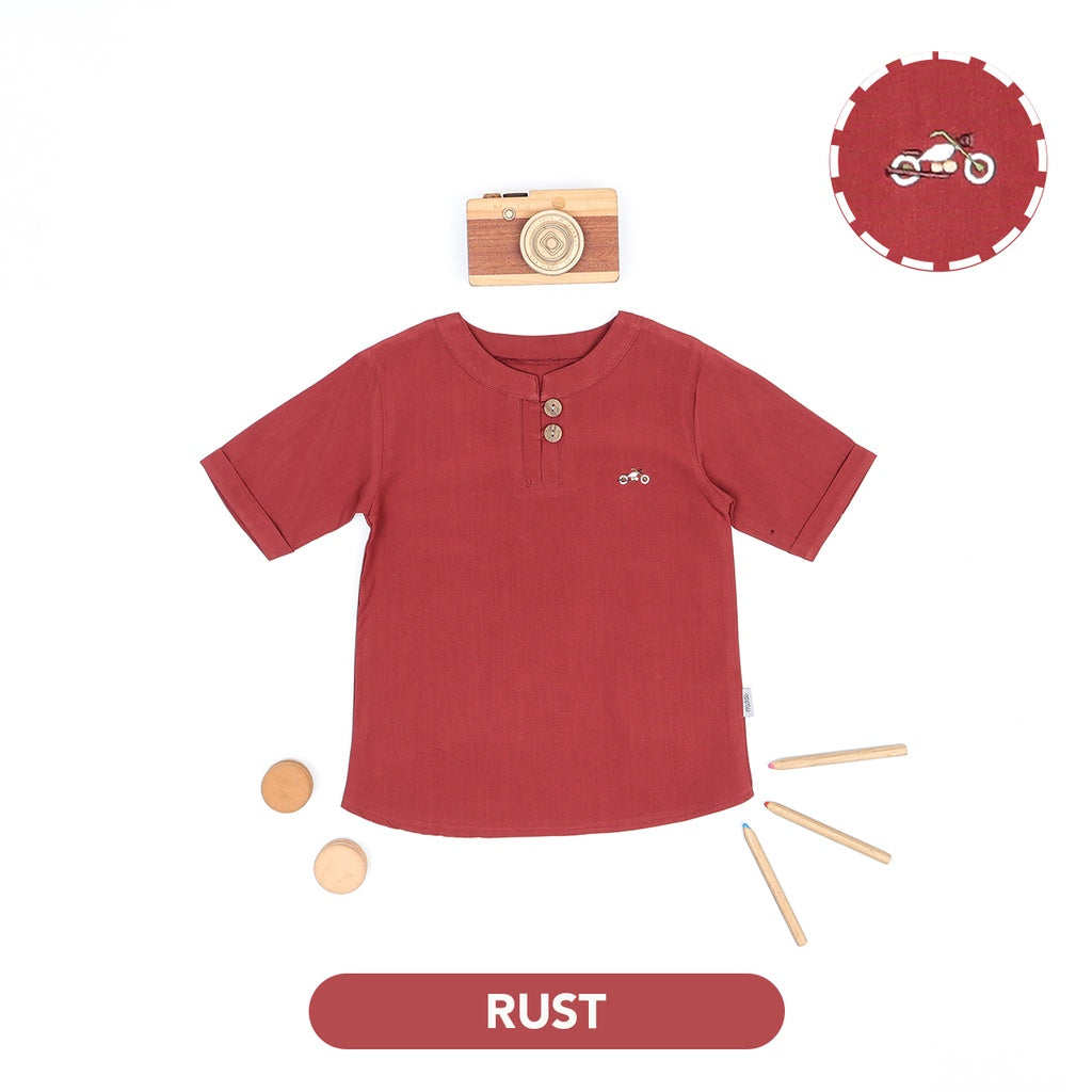 Mooi Kemeja Anak Laki-Laki Kale Shirt