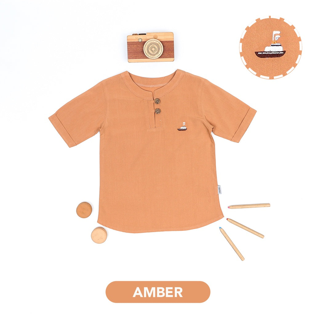 Mooi Kemeja Anak Laki-Laki Kale Shirt