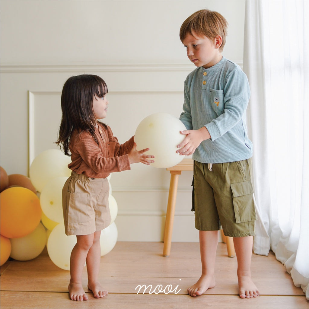 Mooi Celana Pendek Cargo Anak Short Cargo Pants
