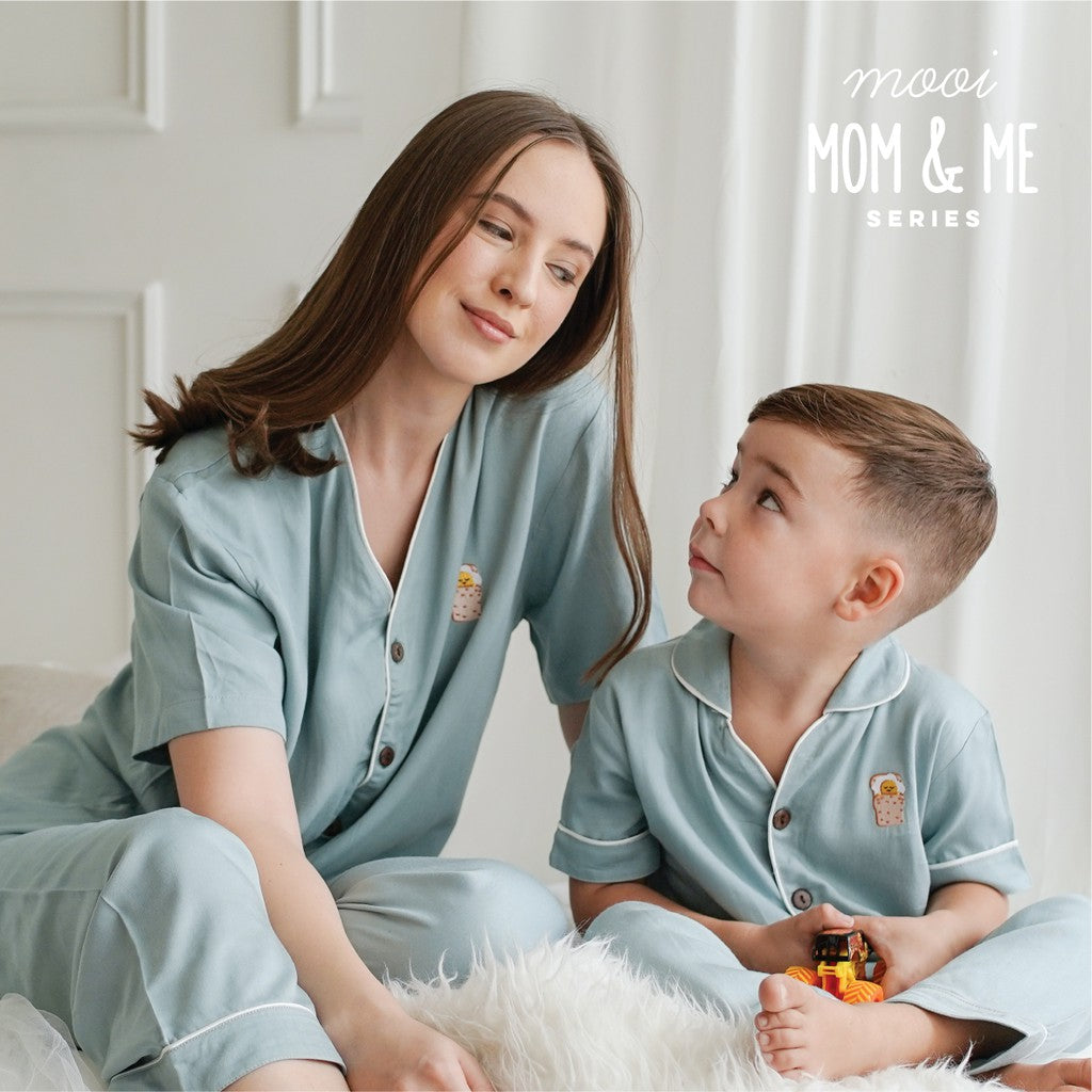 Mooi Piyama Wanita Setelan Panjang Bamboo Viscose