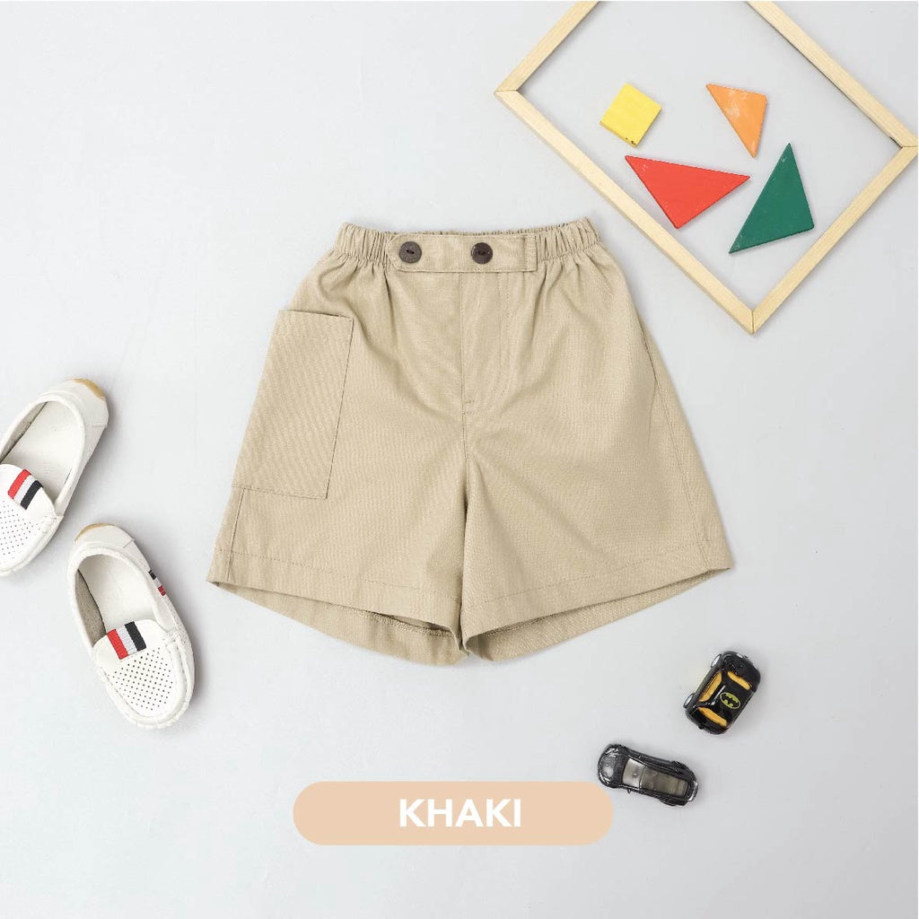Mooi Celana Pendek Anak Perempuan Lulla Button Pants