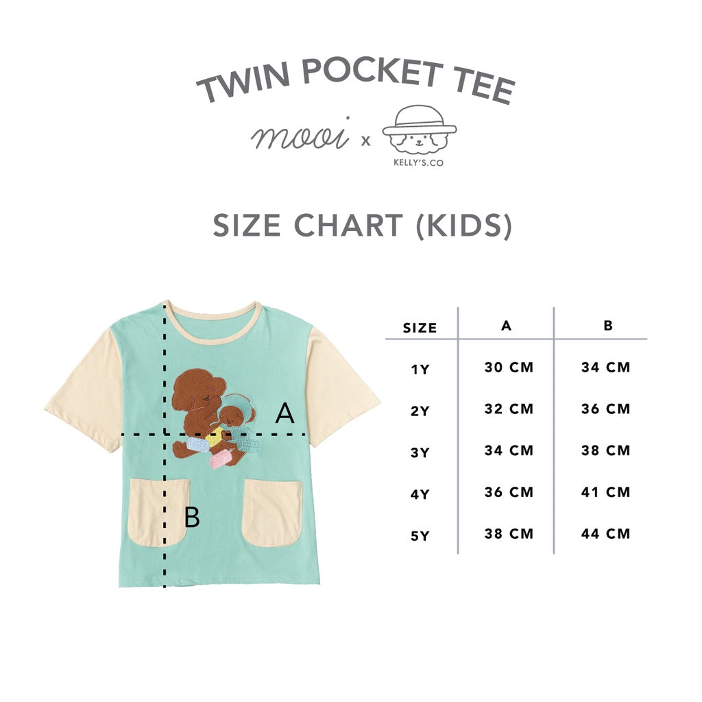 Mooi x Kellysco Twin Pocket Tee (KIDS)