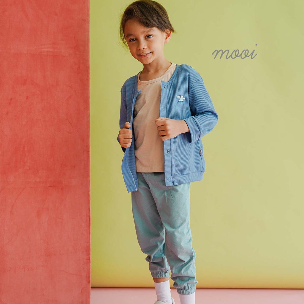 Mooi Cardigan Anak Cardigan Rib