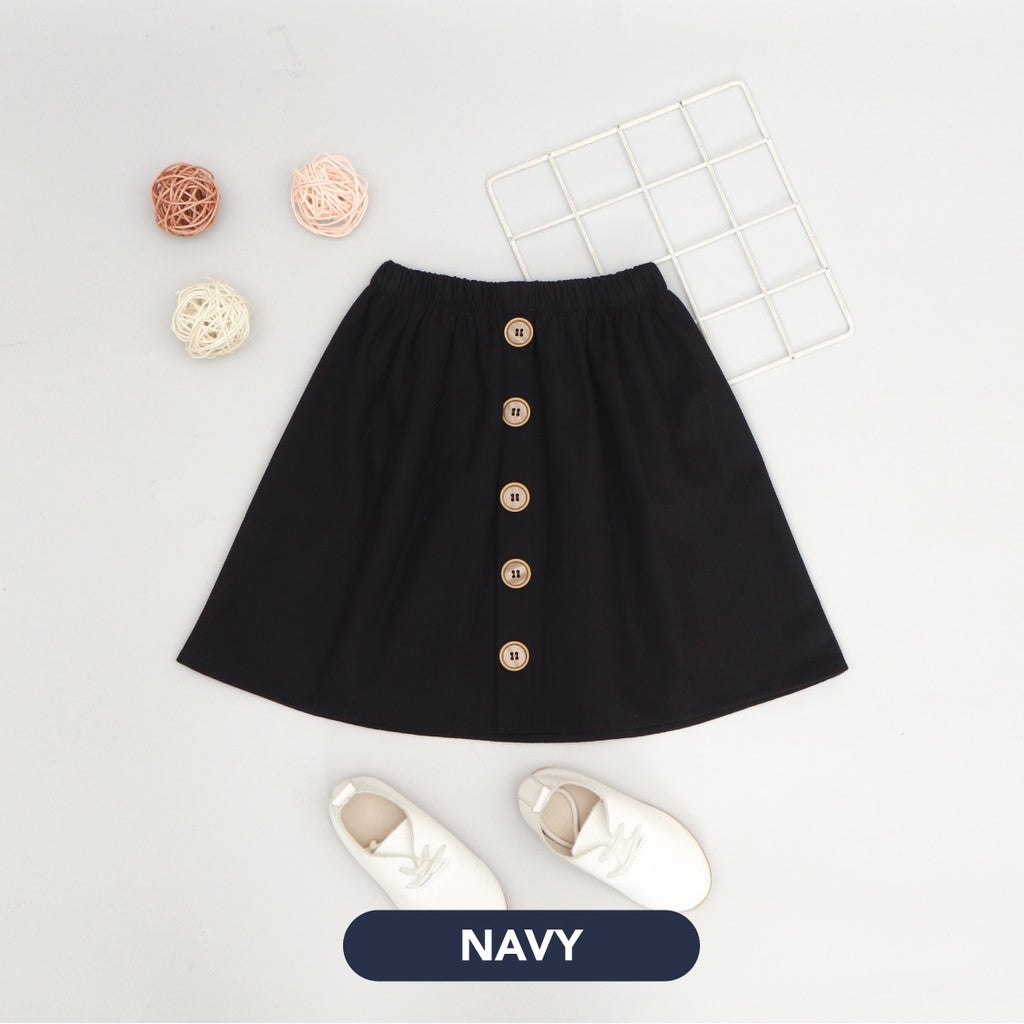 Mooi Rok Anak Perempuan Mikka Button Skirt