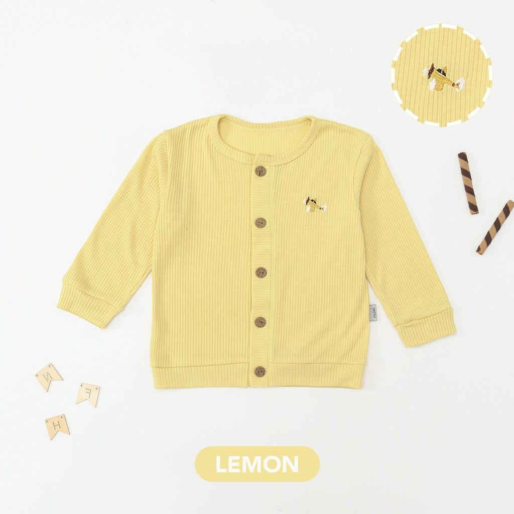 Mooi Cardigan Anak Cardigan Rib