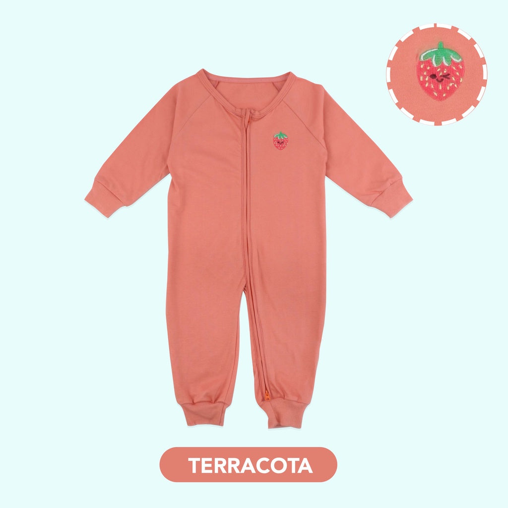 Mooi Long Sleepsuit Baby Baju Tidur Bayi Jumper Bayi