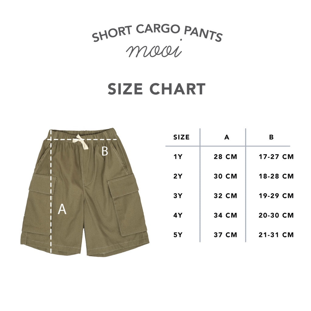 Mooi Celana Pendek Cargo Anak Short Cargo Pants