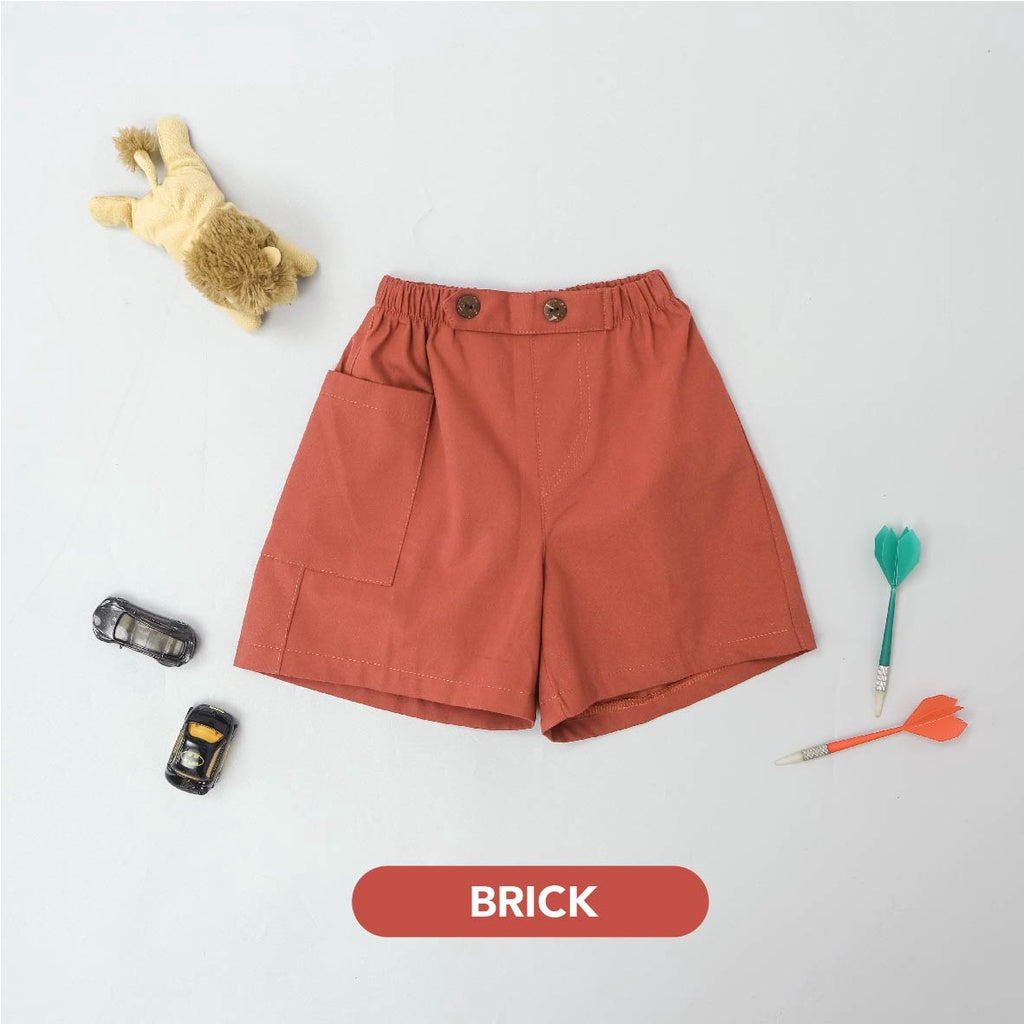 Mooi Celana Pendek Anak Perempuan Lulla Button Pants