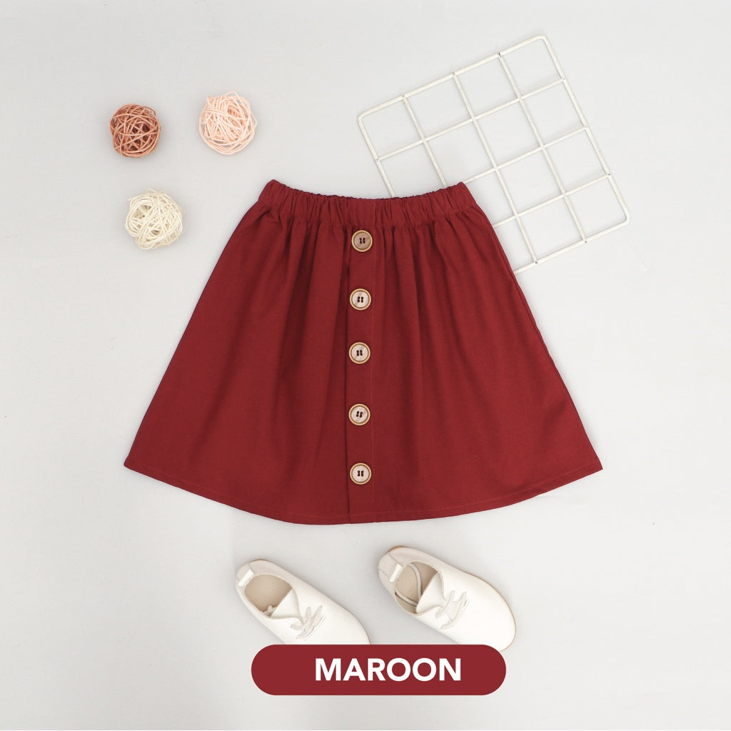 Mooi Rok Anak Perempuan Mikka Button Skirt