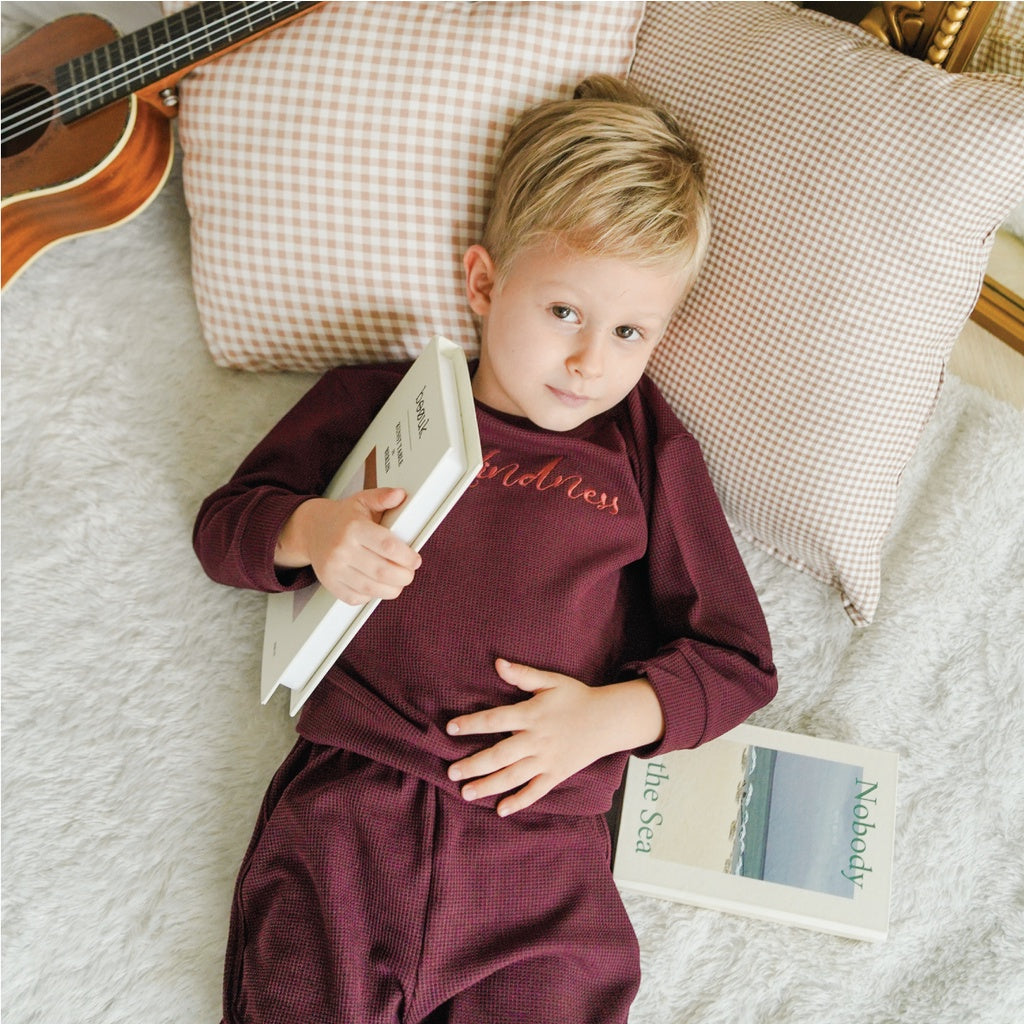 Mooi Kimi Sweater Knit Set Setelan Anak Sweater Anak