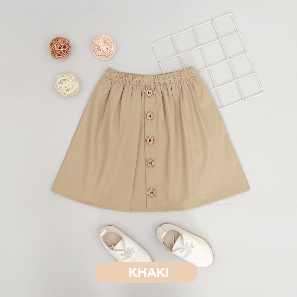 Mooi Rok Anak Perempuan Mikka Button Skirt
