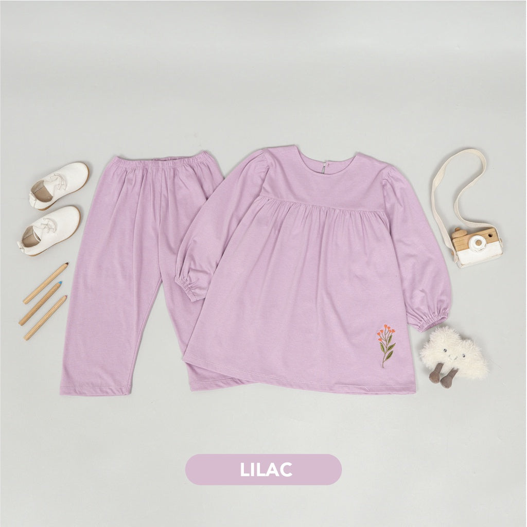 Mooi Setelan Anak Perempuan Zara Tunik Set