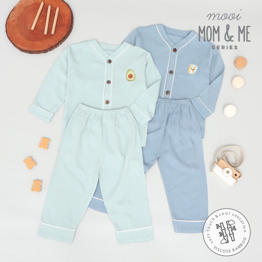 Mooi Piyama Panjang Anak Baju Tidur Anak Long Pajamas
