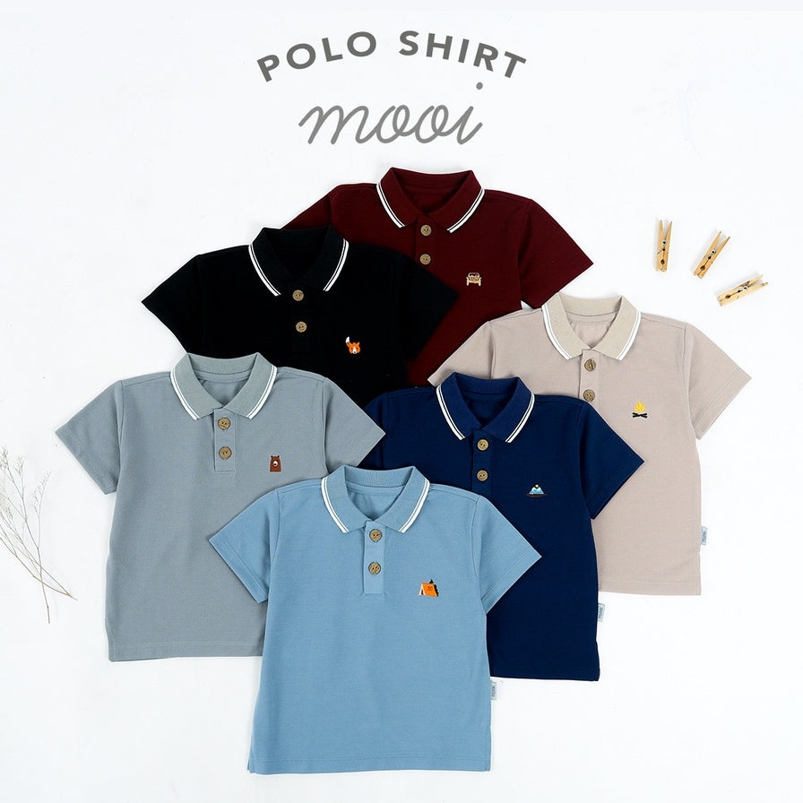 Mooi Kemeja Anak Laki-Laki Polo Shirt