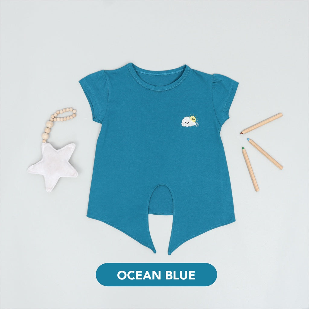 Mooi Kaos Anak Perempuan Dyra Tie Top