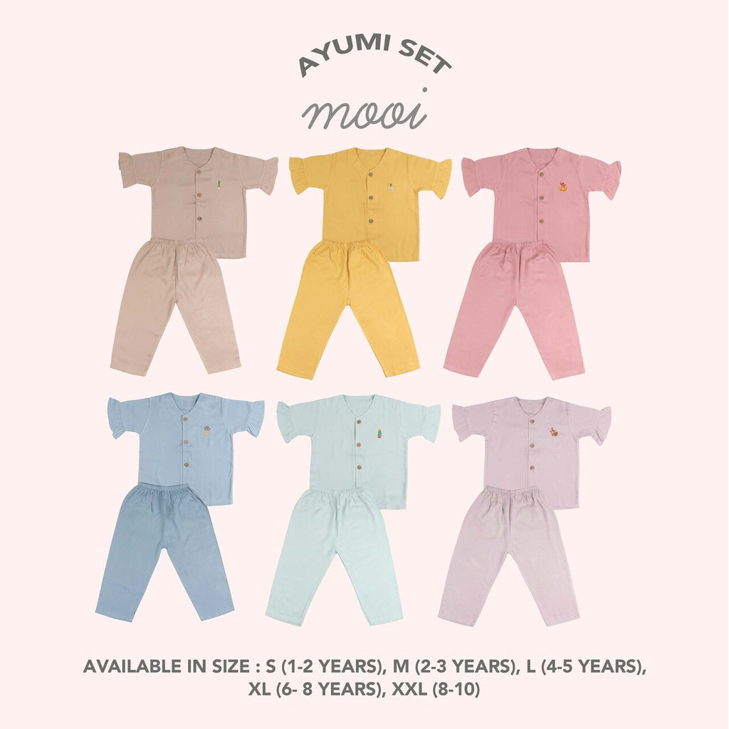 Mooi Piyama Anak Baju Tidur Anak Ayumi Set