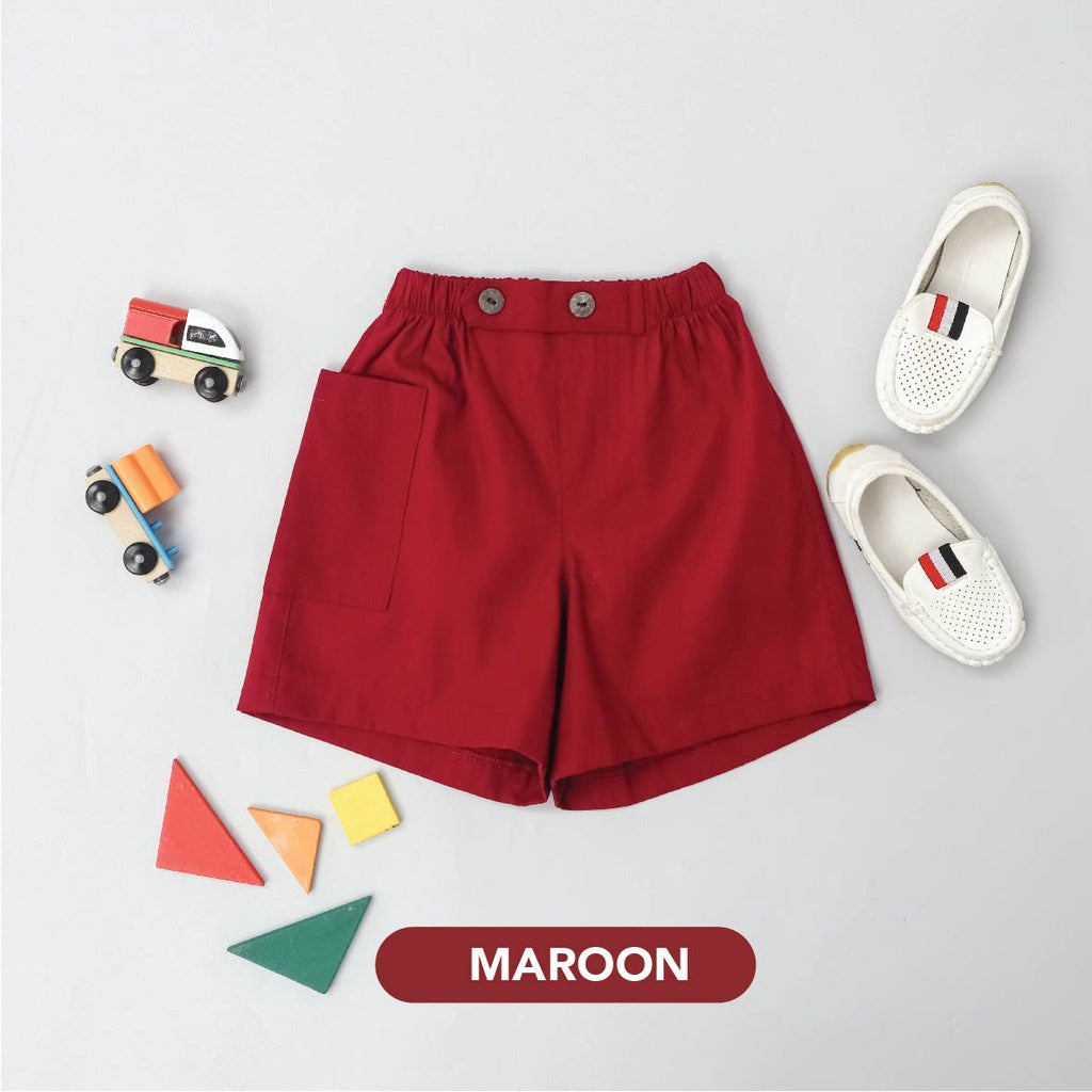 Mooi Celana Pendek Anak Perempuan Lulla Button Pants