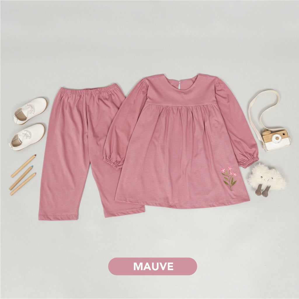 Mooi Setelan Anak Perempuan Zara Tunik Set