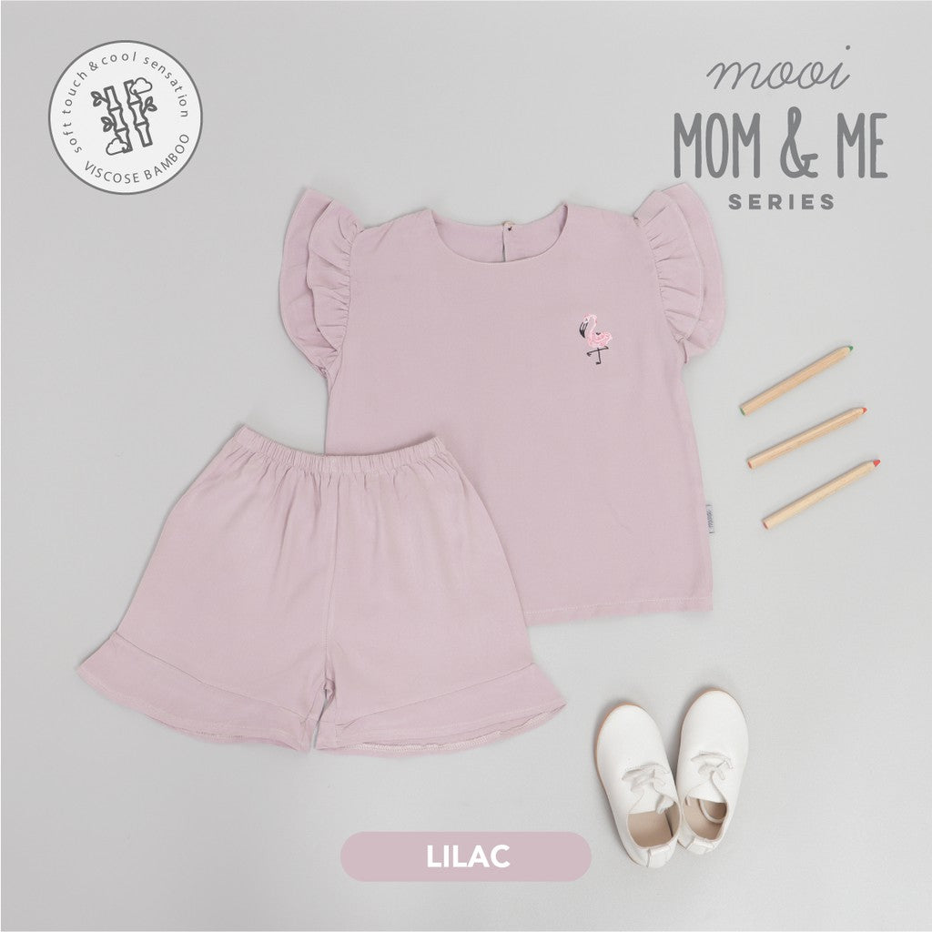 Mooi Setelan Anak Perempuan Kika Ruffle Set
