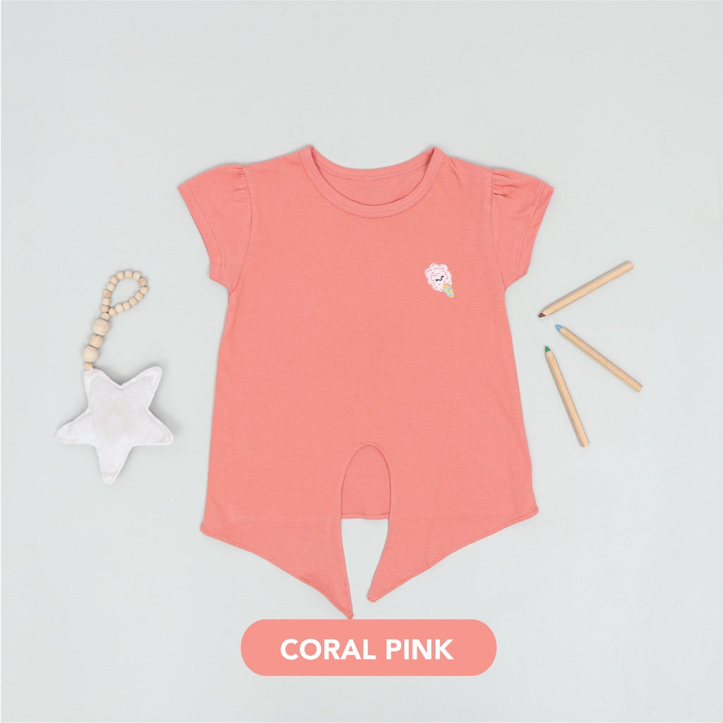 Mooi Kaos Anak Perempuan Dyra Tie Top