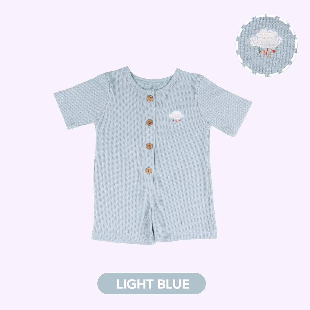 Mooi Waffle Playsuit Jumper Bayi