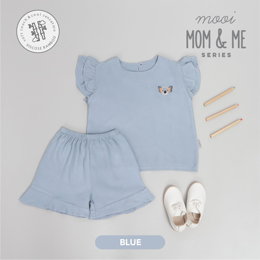 Mooi Setelan Anak Perempuan Kika Ruffle Set