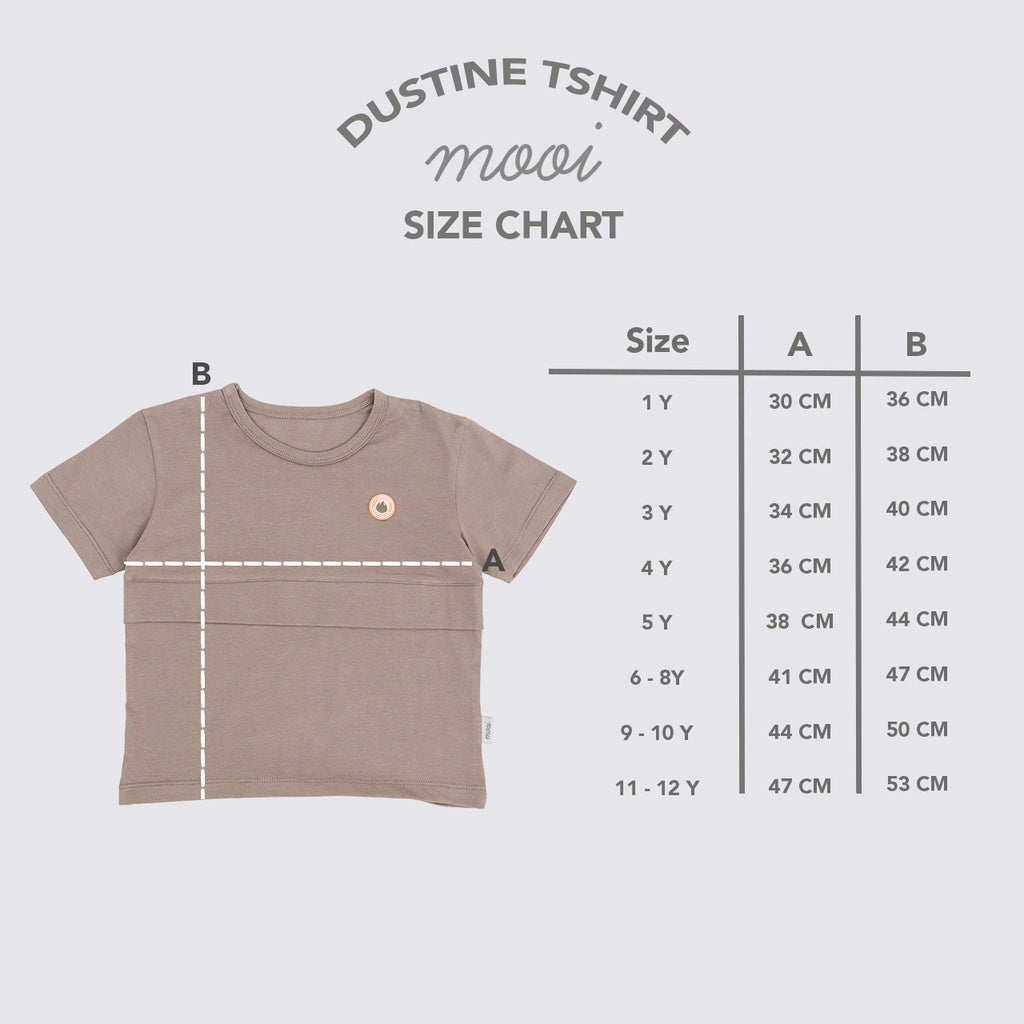 Mooi Kaos Anak Dustine Tshirt
