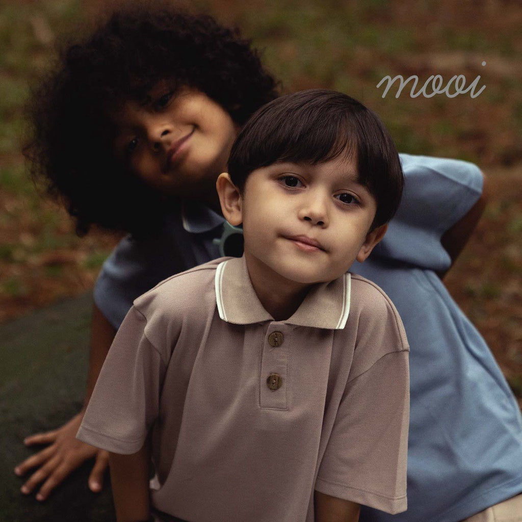 Mooi Kemeja Anak Laki-Laki Polo Shirt