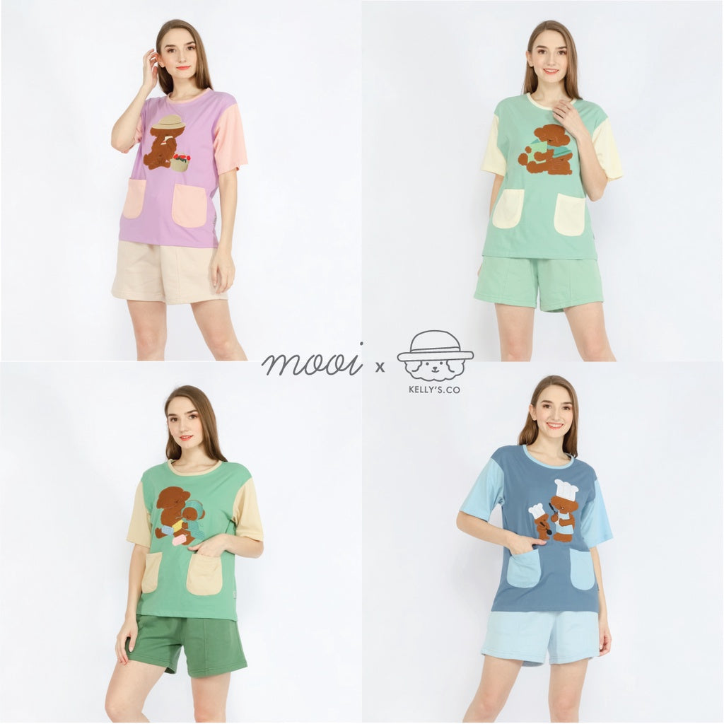 Mooi x Kellysco Twin Pocket Tee Dewasa (MOM)