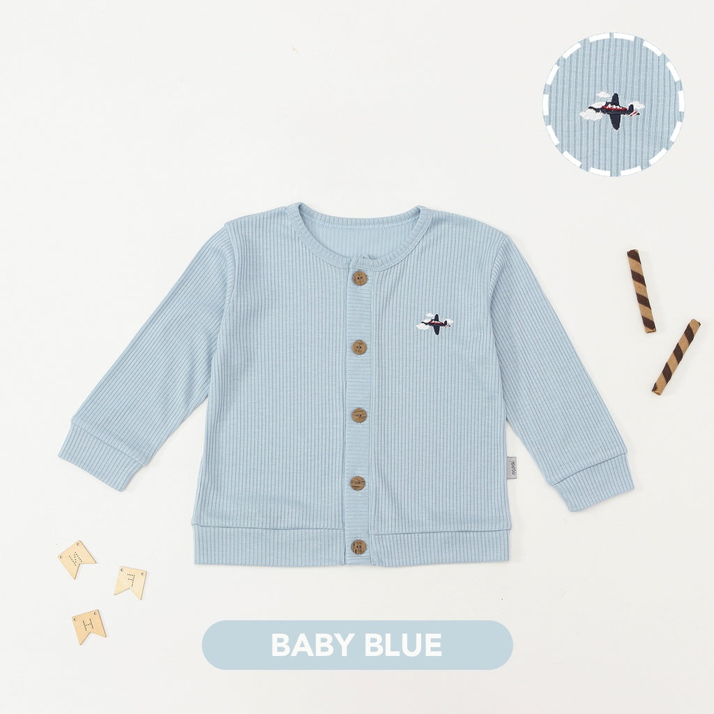 Mooi Cardigan Anak Cardigan Rib