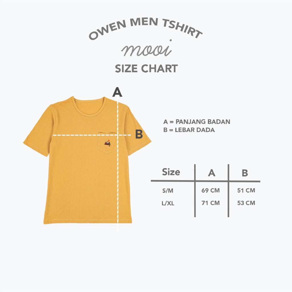 Mooi Atasan Pria Owen Mens Tshirt