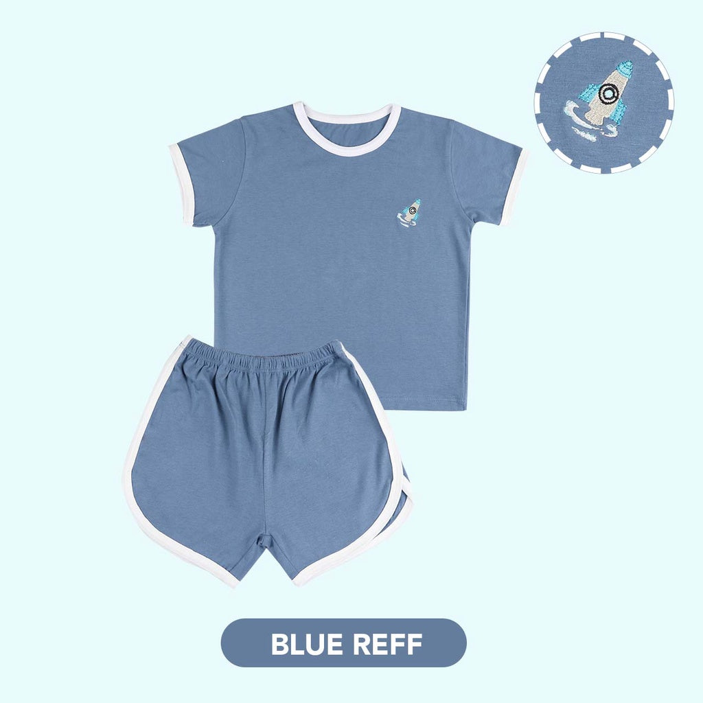 Mooi Setelan Anak Kaos Anak Retro Set