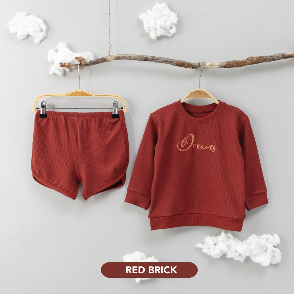 Mooi Kimi Sweater Knit Set Setelan Anak Sweater Anak