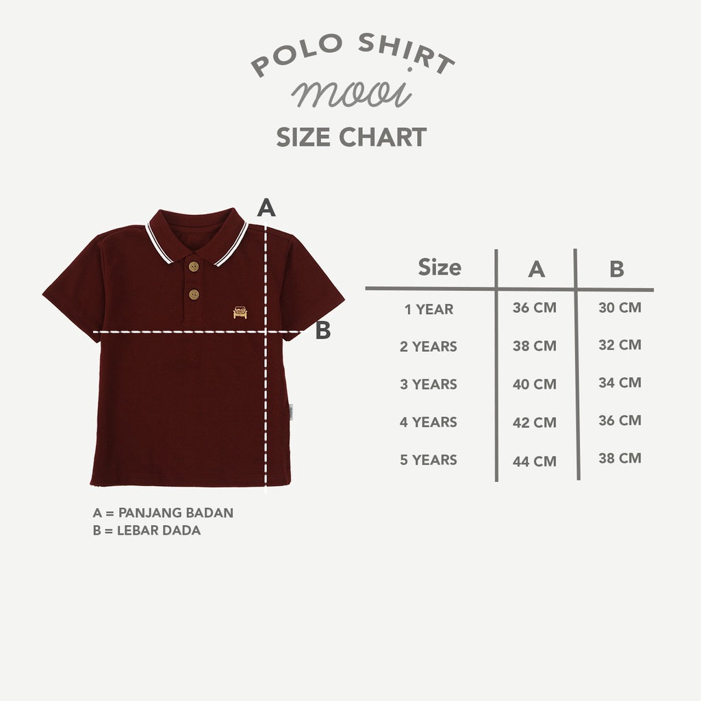 Mooi Kemeja Anak Laki-Laki Polo Shirt