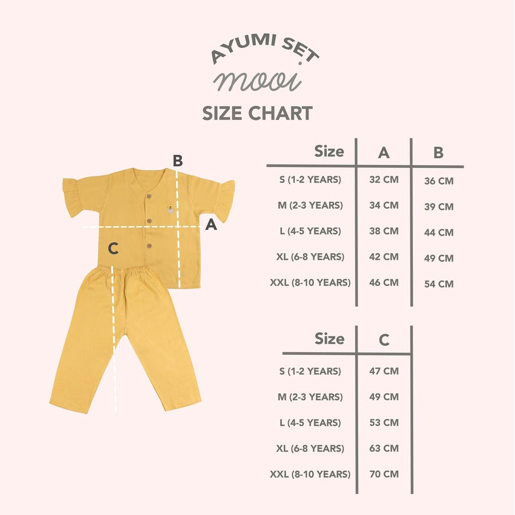 Mooi Piyama Anak Baju Tidur Anak Ayumi Set