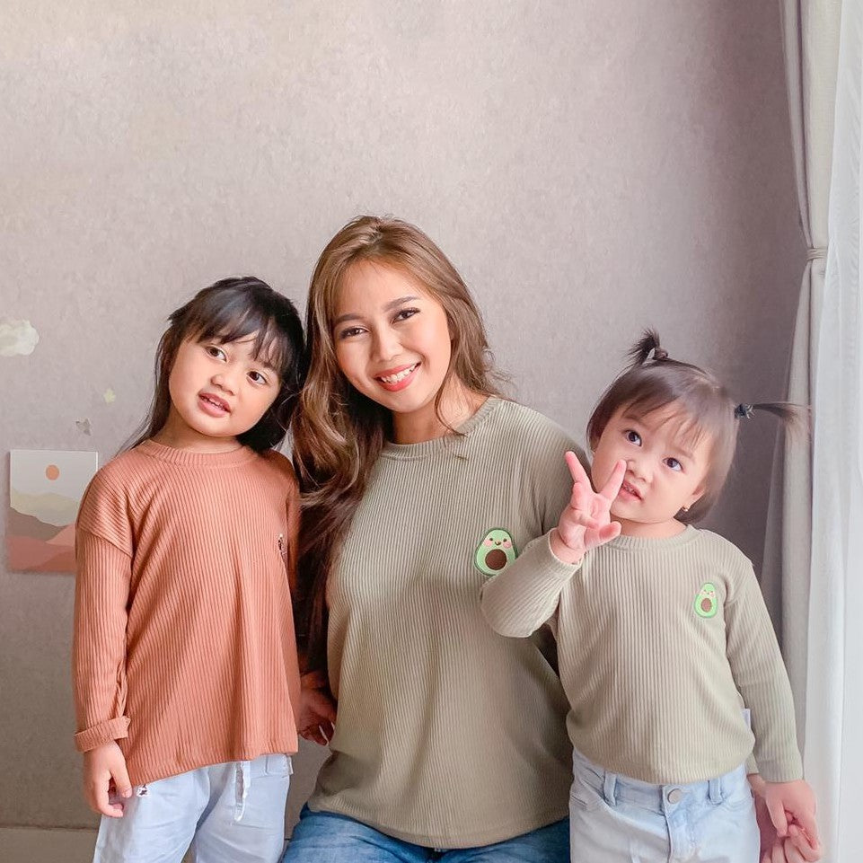 Mooi Sweater Rib Wanita Knit (MOM)