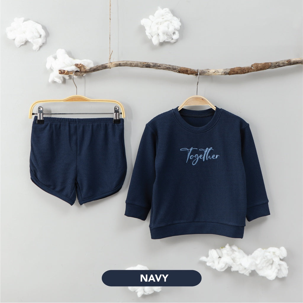 Mooi Kimi Sweater Knit Set Setelan Anak Sweater Anak