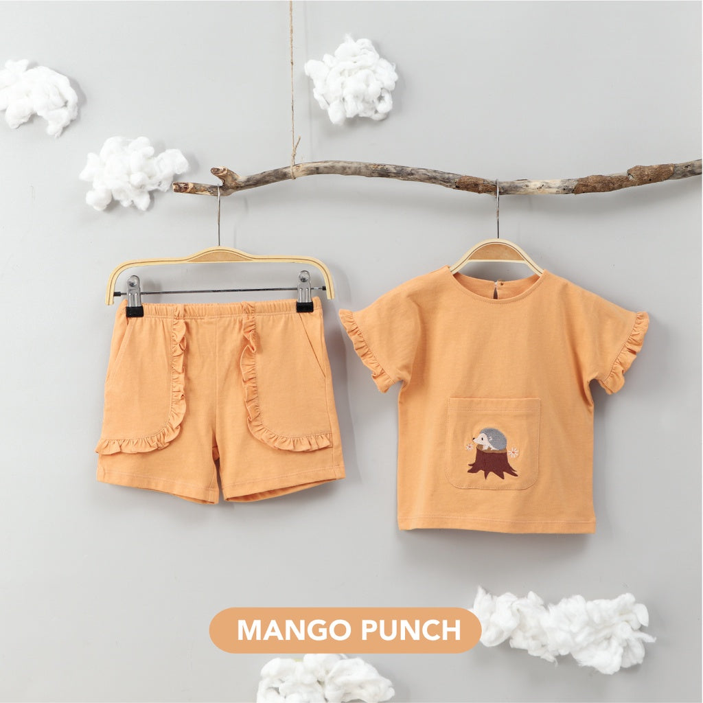Mooi Setelan Anak Perempuan Ruffle Emma Set