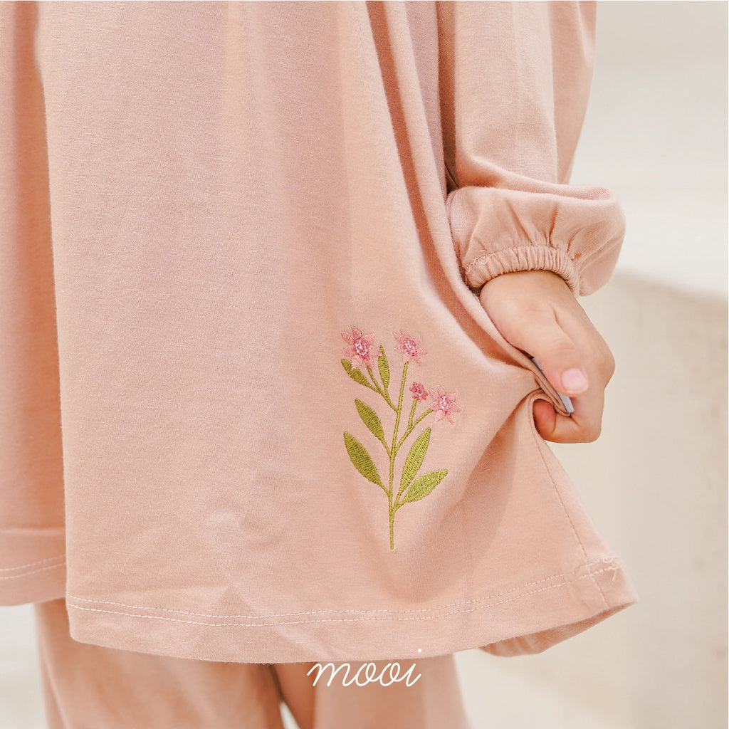 Mooi Setelan Anak Perempuan Zara Tunik Set