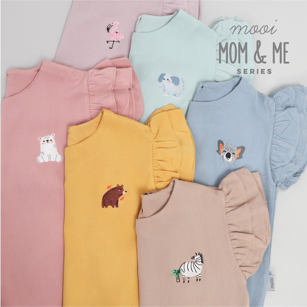 Mooi Setelan Anak Perempuan Kika Ruffle Set