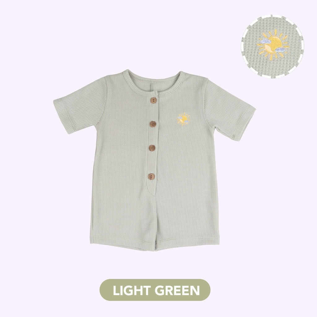 Mooi Waffle Playsuit Jumper Bayi