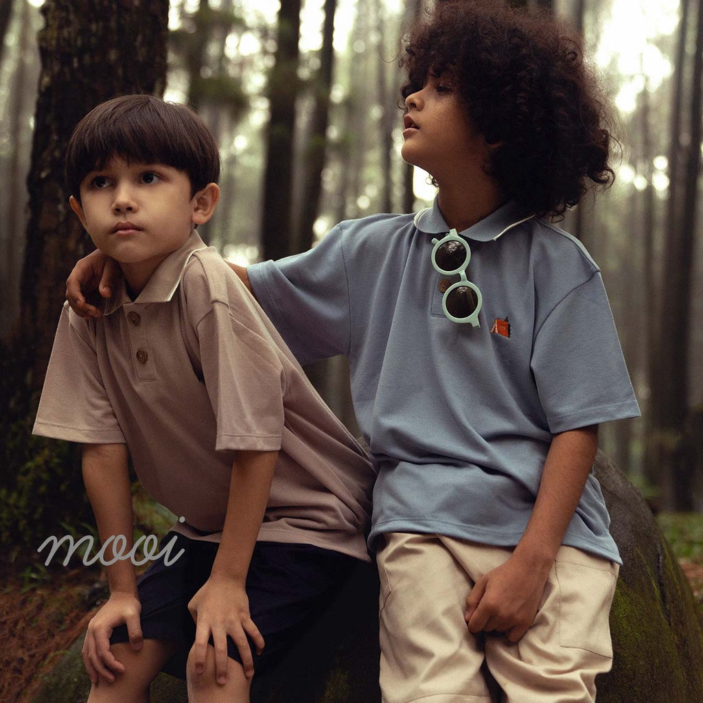 Mooi Kemeja Anak Laki-Laki Polo Shirt