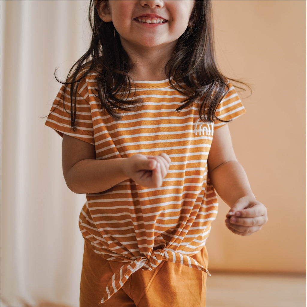 Mooi Kaos Anak Perempuan Dyra Tie Top