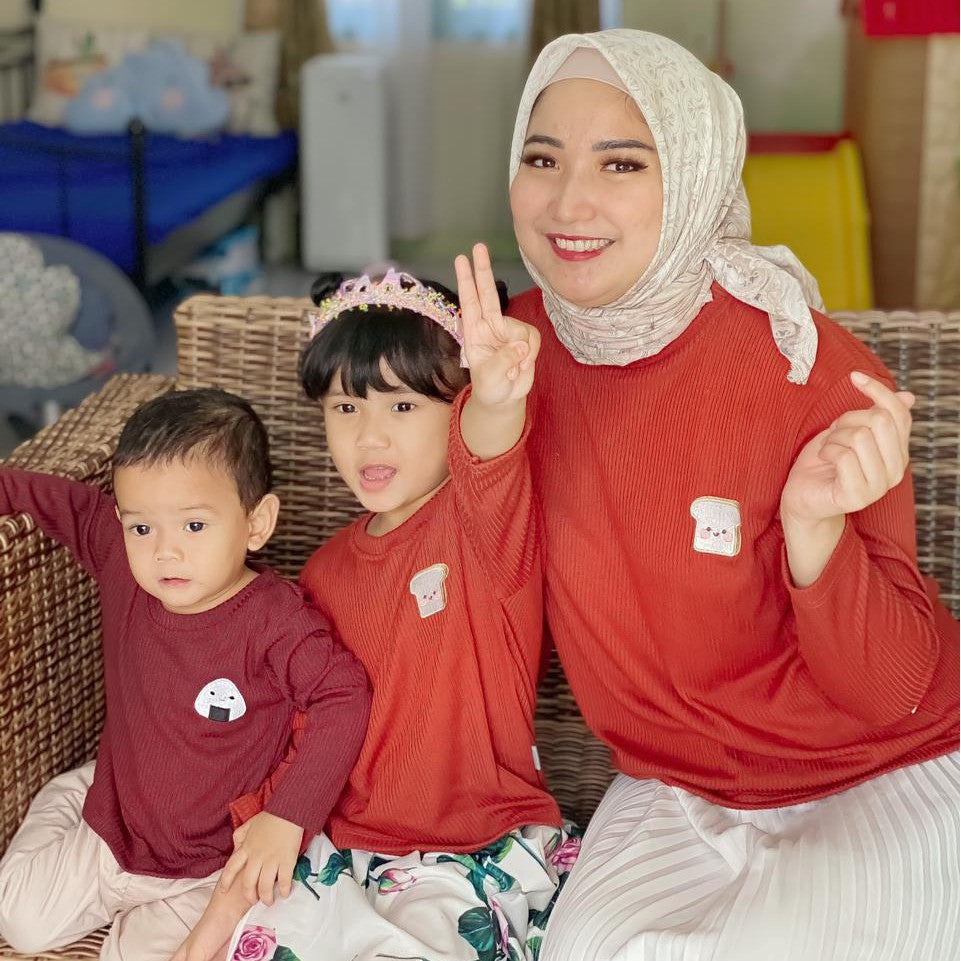 Mooi Sweater Rib Wanita Knit (MOM)