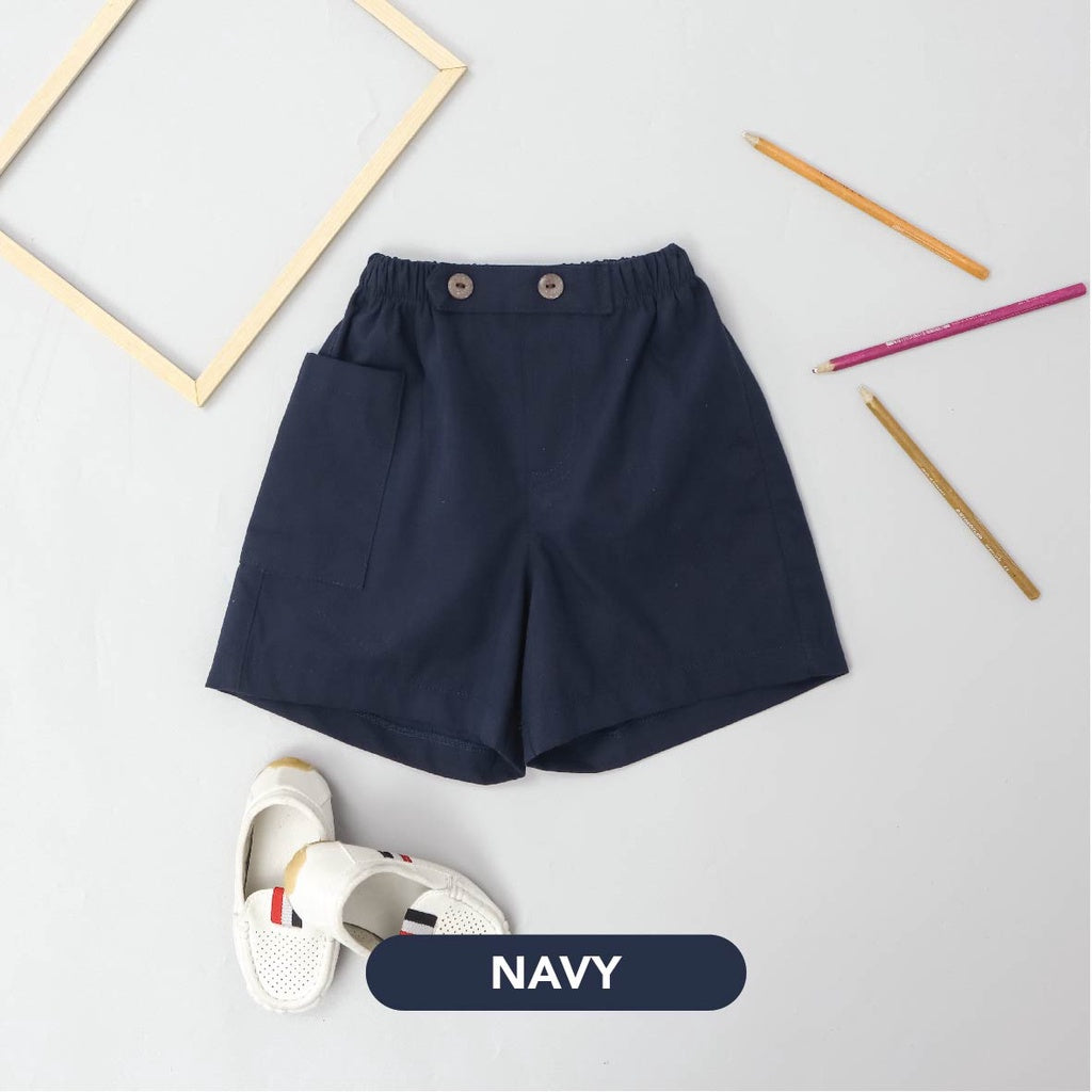Mooi Celana Pendek Anak Perempuan Lulla Button Pants