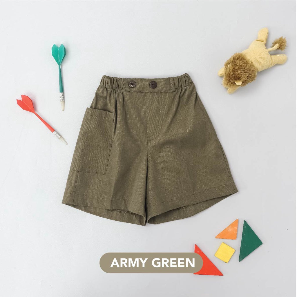 Mooi Celana Pendek Anak Perempuan Lulla Button Pants