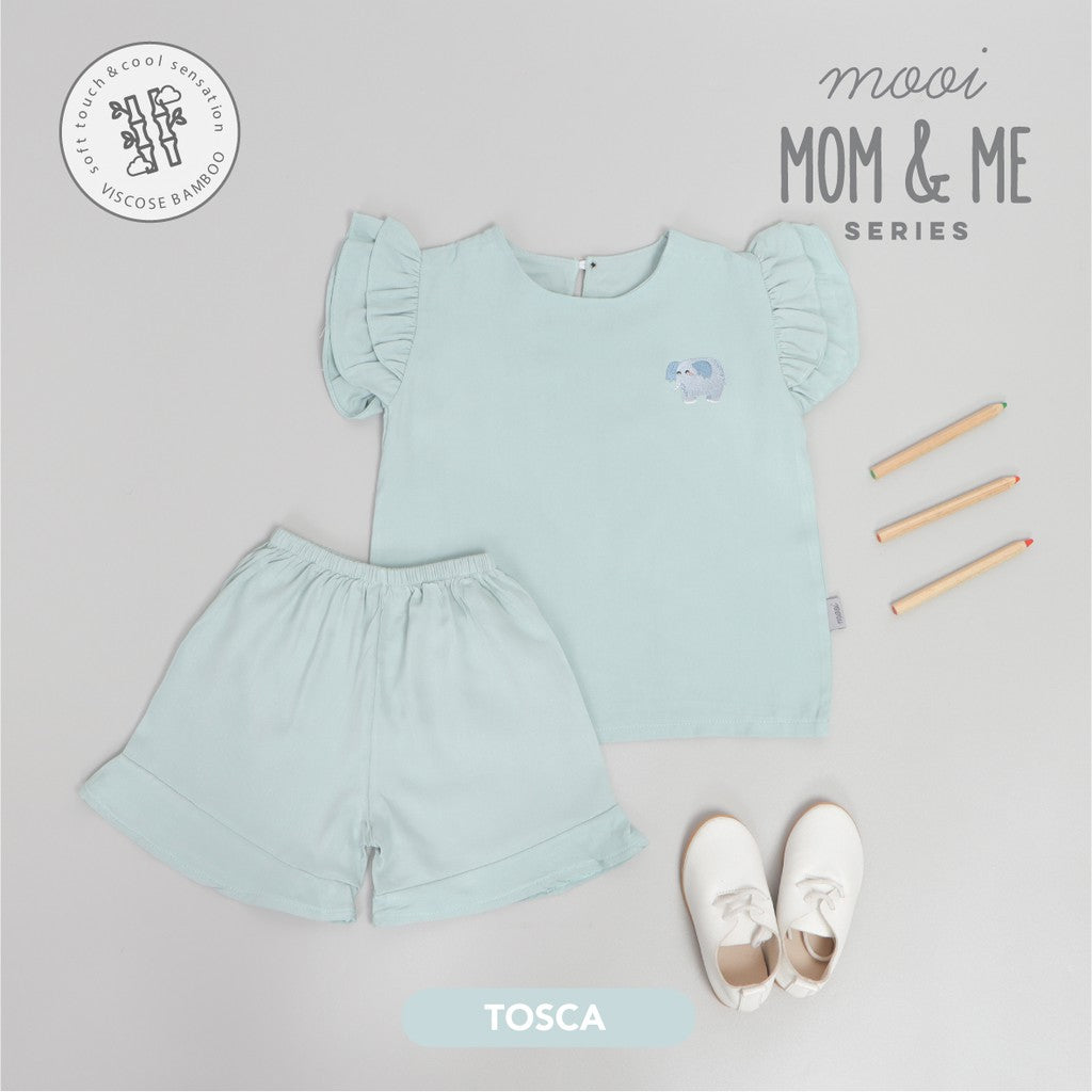 Mooi Setelan Anak Perempuan Kika Ruffle Set